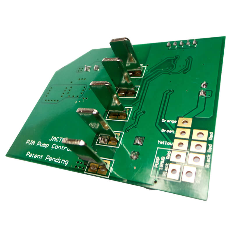 SMT加工廠(chǎng)PCB光板過(guò)爐（無(wú)焊膏）焊盤(pán)變深黃色